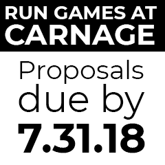 GM Submissions Closing Soon for Carnage 21